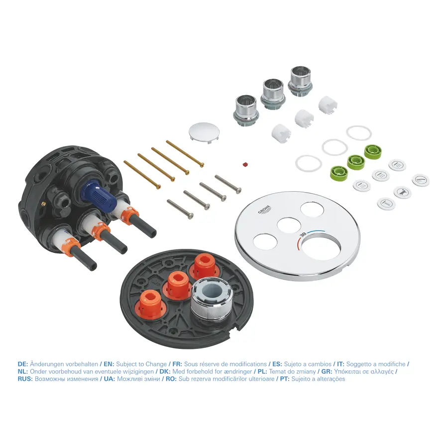 Термостат прихованого монтажу на 3 споживача Grohe Grohtherm SmartControl (29121000)