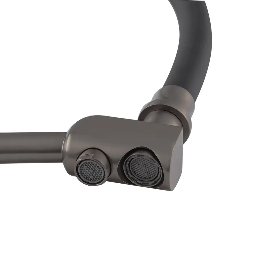 Кухонний змішувач з силік. виливом і вих. для питної води KOER KB-72003-07 (KR3377)