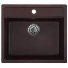 Мийка кухонна Zerix ZS-5751S-12 Коричнева (ZX4600)