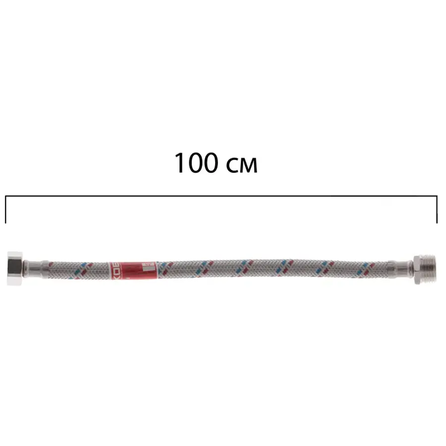 Гнучке підведення KOER KH-01-FM1/2"- 1000 нержавійка ГШ-100 см (KR0267)