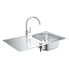 Комплект кухонної мийки і змішувача Grohe K200 (31562SD1) Комплект кухонної мийки і змішувача Grohe K200 (31562SD1)