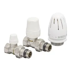 Комплект для підключення радіатора Koer SET-12 - 1/2"x1/2" (прямий) з термоголовкою ВЗ (KR3177) Комплект для підключення радіатора Koer SET-12 - 1/2"x1/2" (прямий) з термоголовкою ВЗ (KR3177)