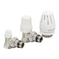 Комплект для підключення радіатора Koer SET-11 - 1/2"x1/2" (кутовий) з термоголовкою ВЗ (KR3175) Комплект для підключення радіатора Koer SET-11 - 1/2"x1/2" (кутовий) з термоголовкою ВЗ (KR3175)