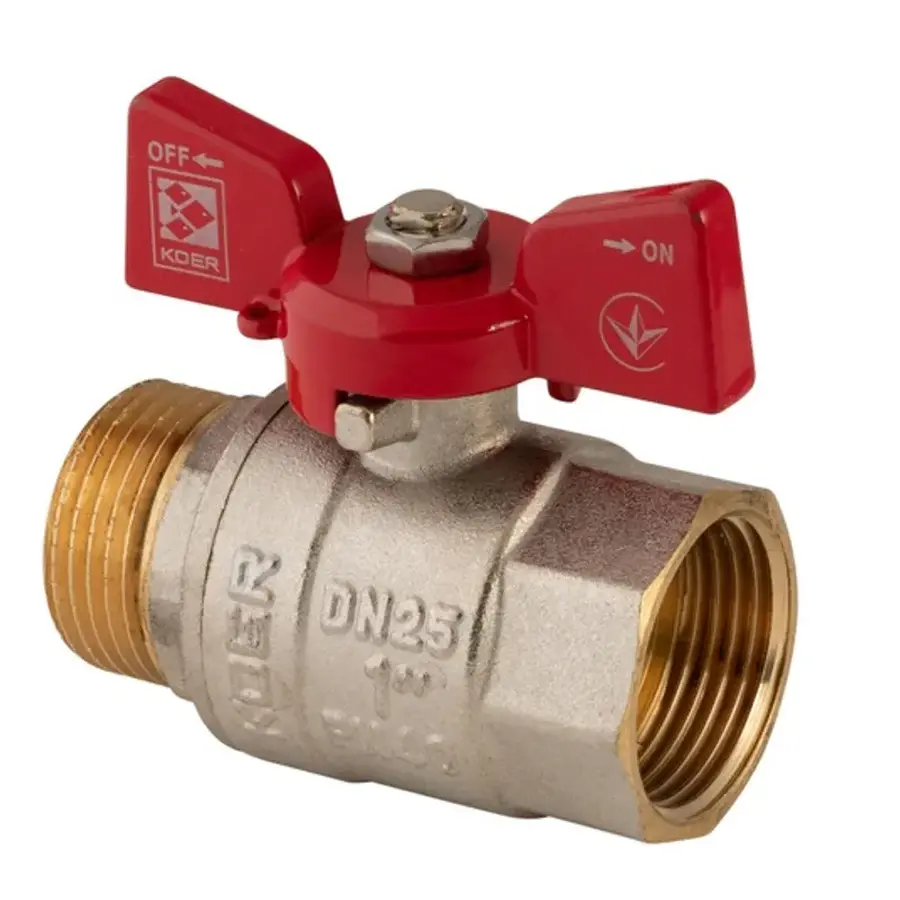 Кран кульовий Koer 1" ГШМ (KR.218) (KR0028)