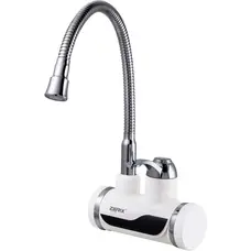 Водонагрівач НАСТІННИЙ 3,3 kW проточний, з індикатором температури, рефлекторний вилив ZERIX ELW02-EFW (ZX2774)