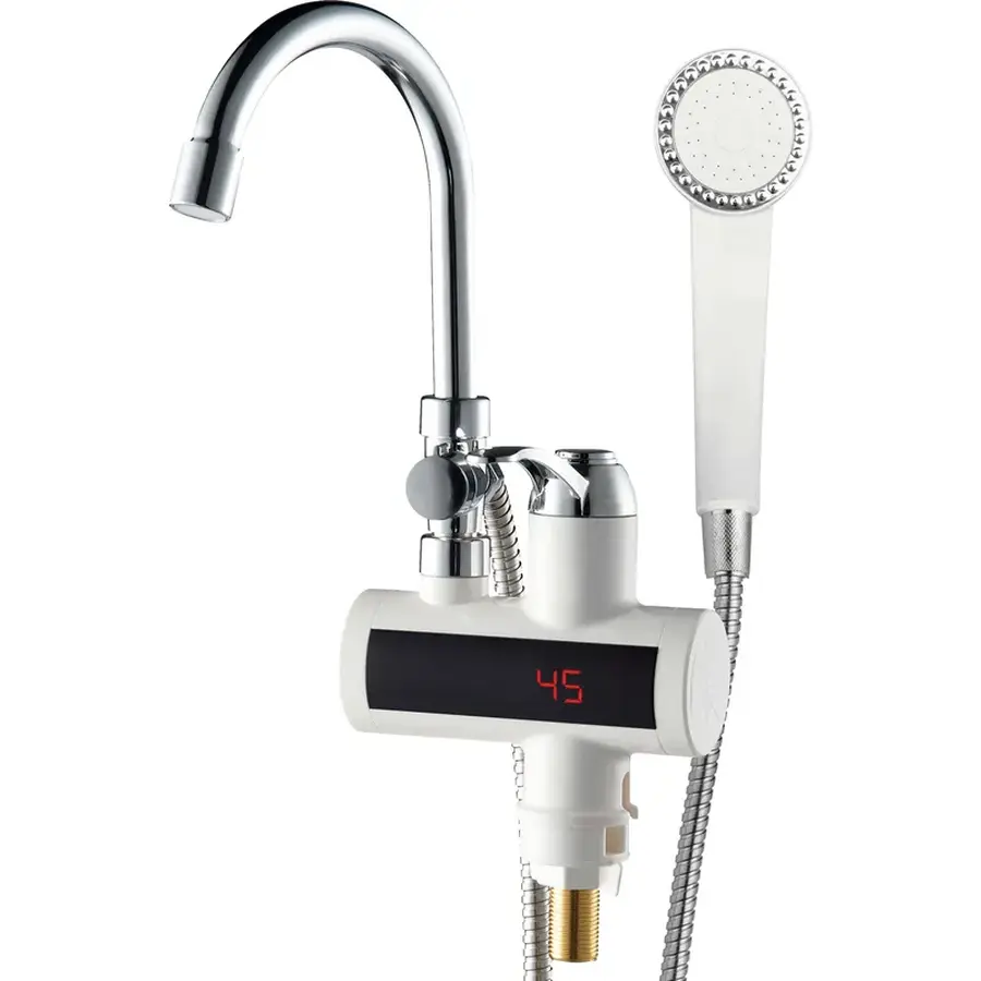 Проточний водонагрівач Zerix ELW22-E (з індик. темп.) (ZX3079)