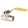 Кран кульовий Europroduct EP.221 - 1/2" FF ГГВ YELLOW, ручка "важіль" жовта (EP2943)