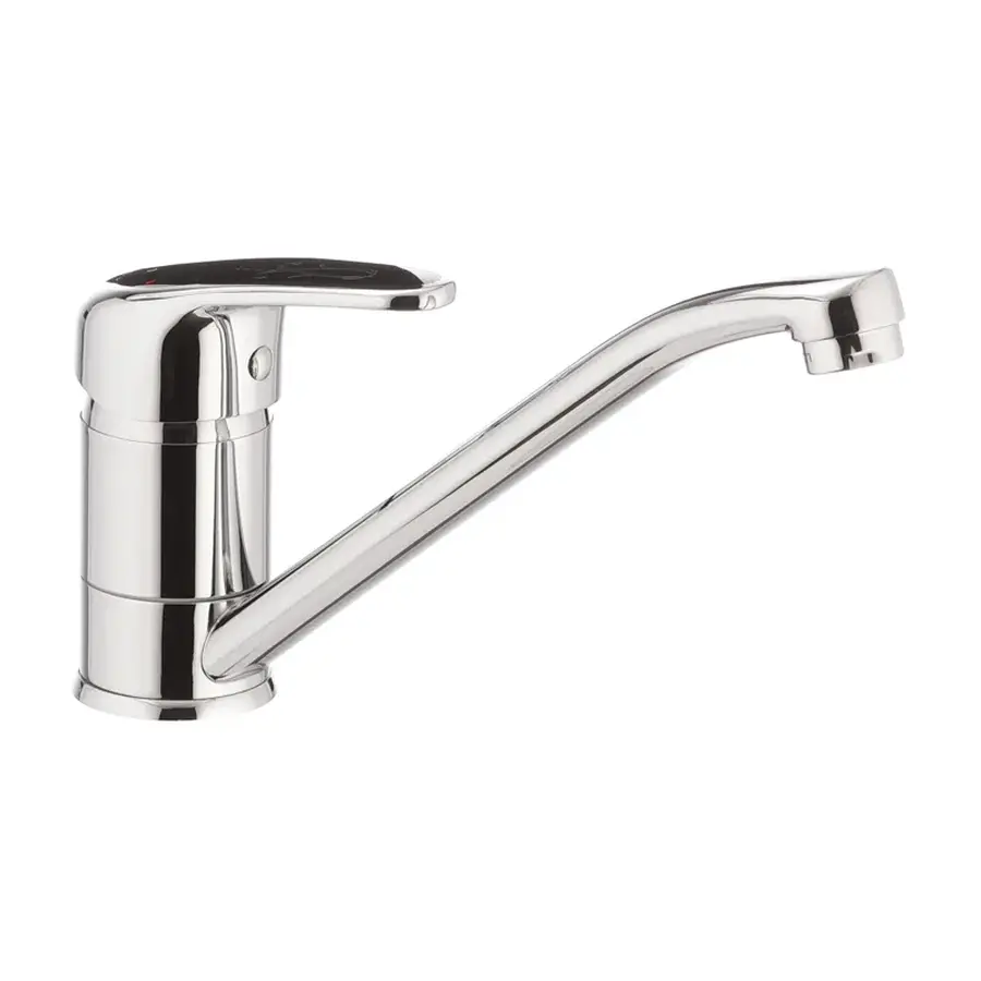 Змішувач для кухні Cron Magic 004 (чорна ручка) (CR0105)