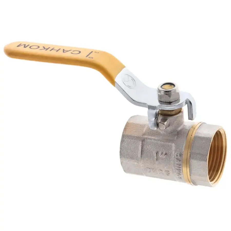 Кран кульовий СК 1" ГГВ YELLOW art. 602 (WP0088)