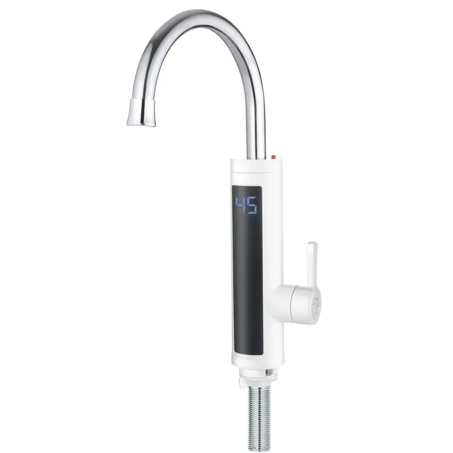 Водонагрівач 3,3 kW проточний, з регулюванням потужності, з індикатором температури, RESET, на мийку ZERIX ELW45-E (ZX4775)