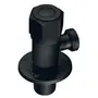 Кран для підключення сантехприладів Mixxus VAL-06-1/2x1/2 Black з нерж.ст.SUS304(чорн.) (MI6058)