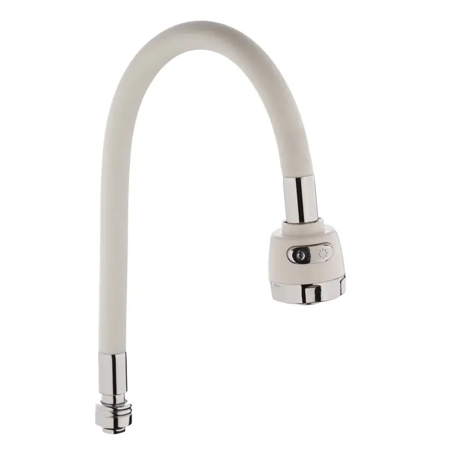 Вилив для змішувача гнучкий білий Zerix SPS-01 (ZX2623)