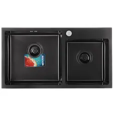 Мийка MIXXUS MX7843-220x1.0-PVD-BLACK (Колір чорний) (MX0565) Мийка MIXXUS MX7843-220x1.0-PVD-BLACK (Колір чорний) (MX0565)
