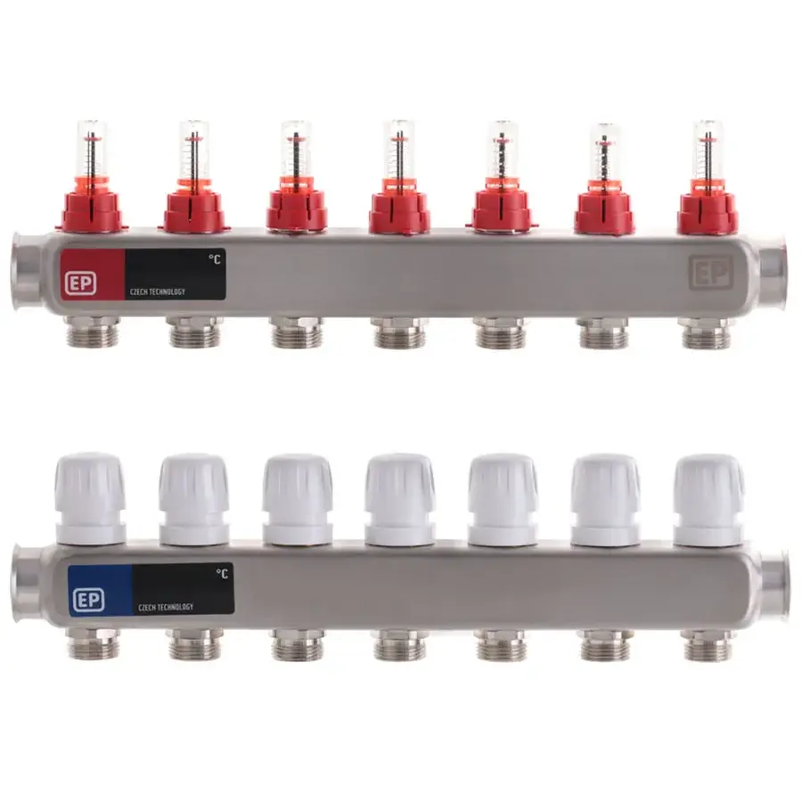Колекторний блок з витратомірами Europroduct EP.S1110-07 1 "x7 (EP4983)