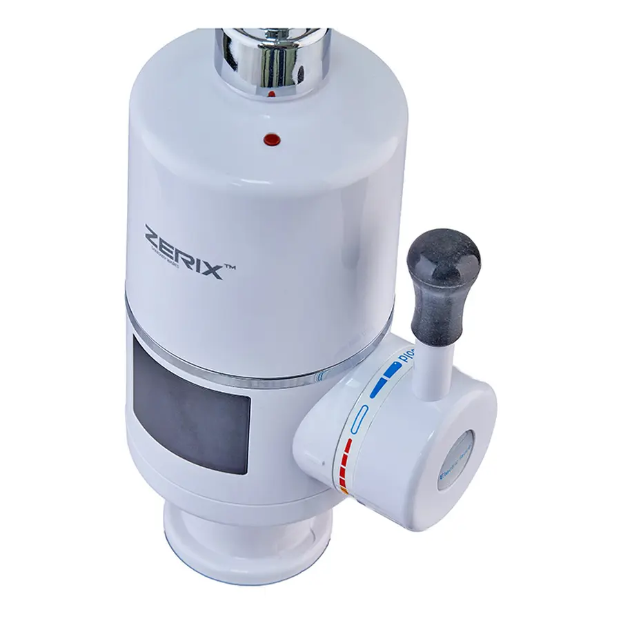 Водонагрівач 3,3 kW проточний ZERIX ELW41-F рефлекторний вилив, RESET, на мийку (ZX4700)