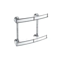 Полка стеклянная двухъярусная Haiba HB1920-2 (HB0485)