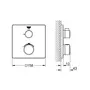 Термостат прихованого монтажу Grohe Grohtherm Convent. Concealed (24078000)