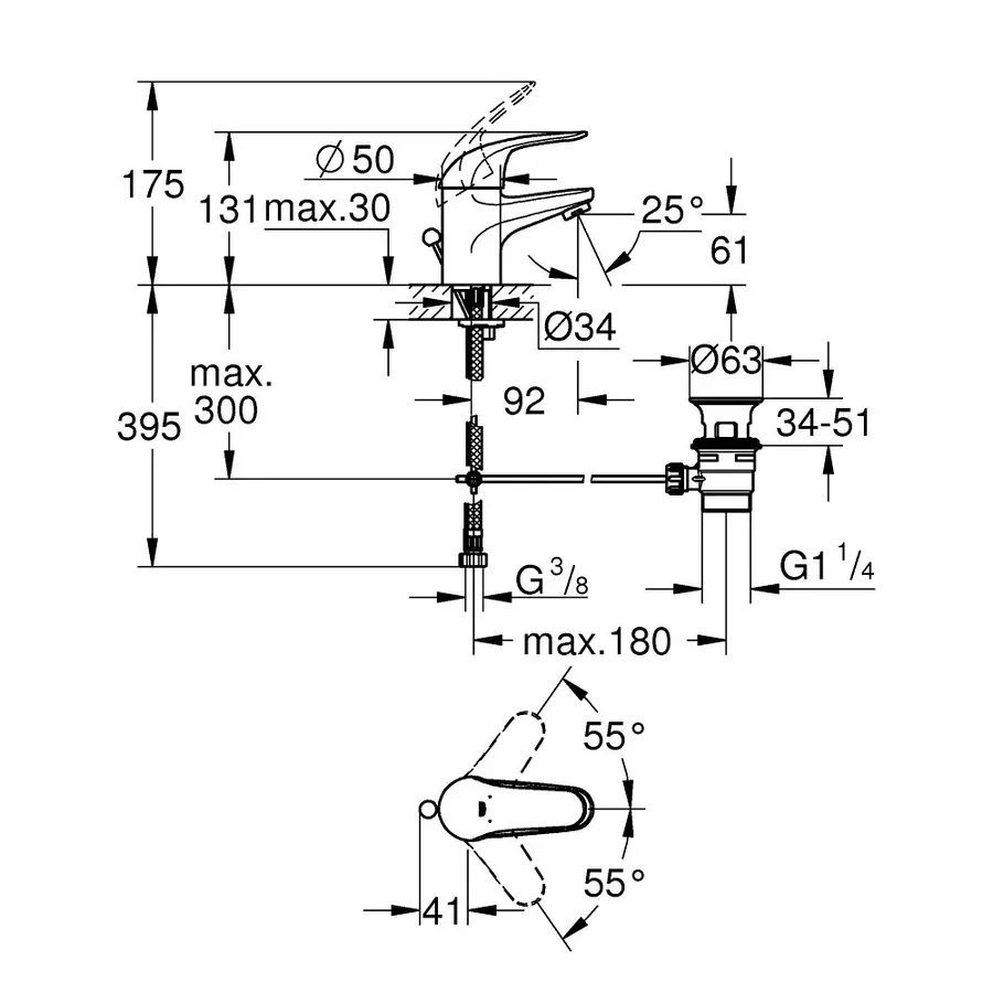 Кран кульовий Koer 3/4" ГГР (KR.214) (KR0042)