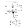 Змішувач для кухні Grohe Eurosmart New (33202003)