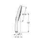 Ручний душ, 3 режими струменя Grohe Rainshower SmartActive (26553000)