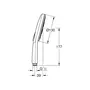 Ручний душ, 3 режими струменя Grohe Rainshower SmartActive (26574000)