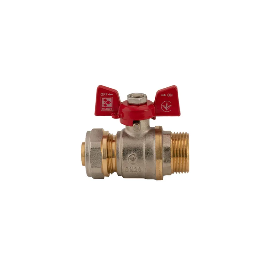 Кран кульовий KOER KR.351 - 20x3/4М WING (LL1790)