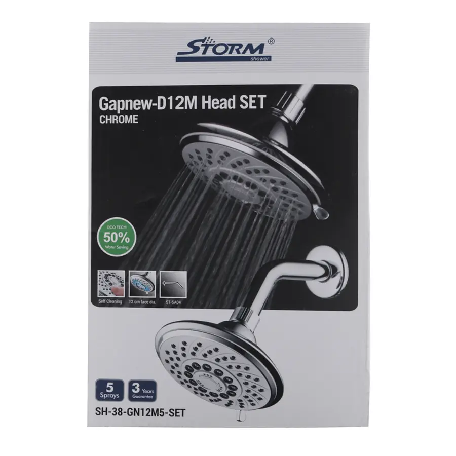 Лійка для душу Storm SH-38-GN12M5-SET (ST0026)