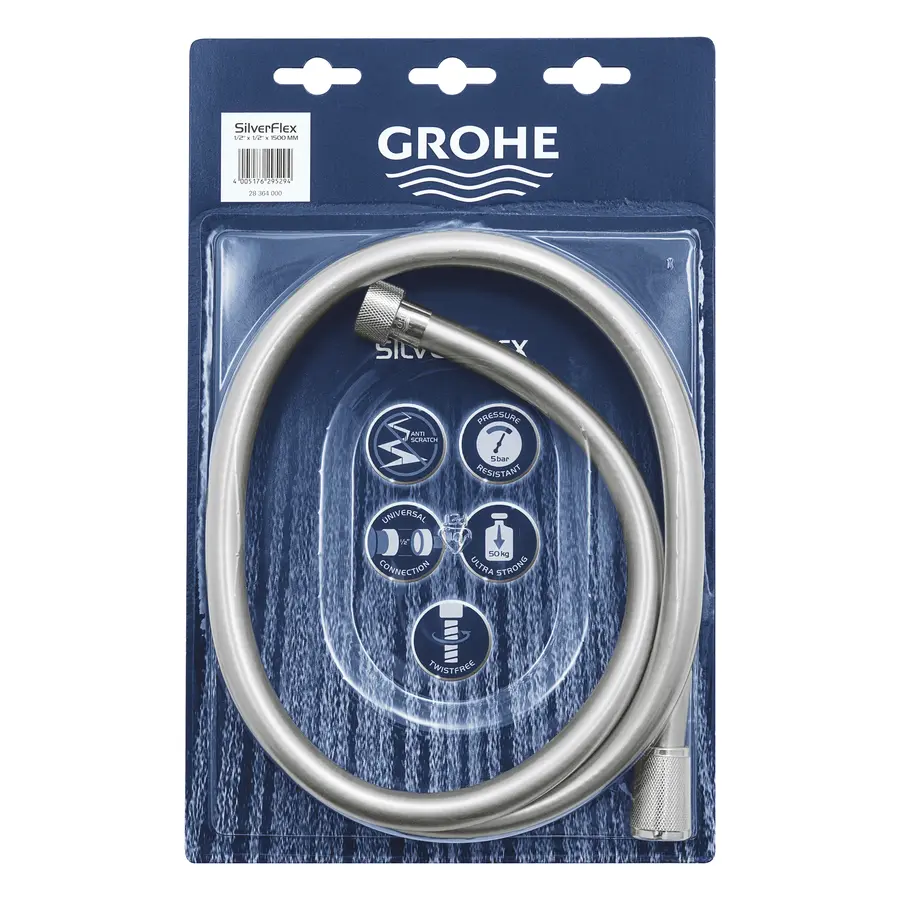 Душовий шланг 1500 Grohe Silverflex (28364000)