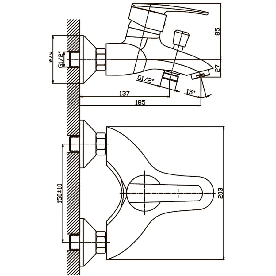 Змішувач для кухні EP Afina 011 (EP0102)