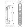 Сталевий радіатор KOER 22x500x1100B (2123 Вт, 31,84 кг, нижнє підключення, з термоклапаном) (RAD089)