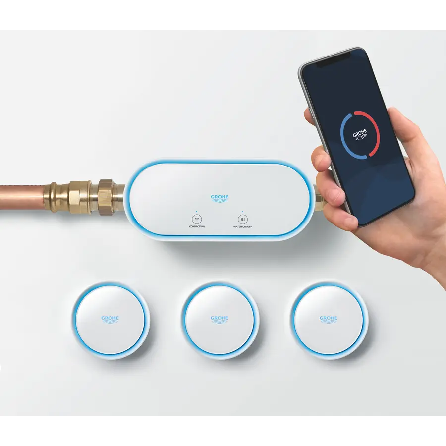 Інтелектуальний контролер води з 3-ма датчиками Grohe Sense Guard (22502LN1)