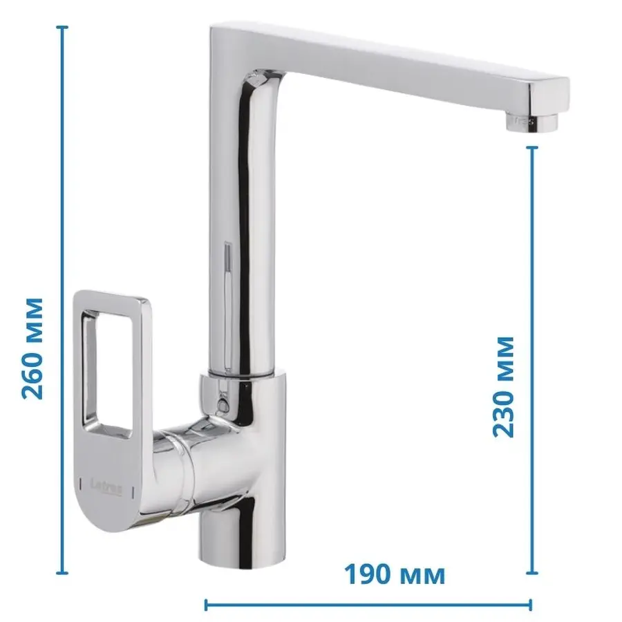Змішувач для кухні Latres Gudini 018 (LA0019)