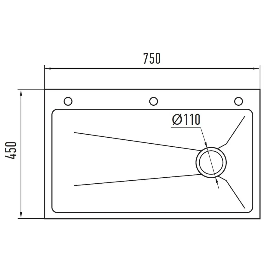 Мийка Zerix ZH7545-SET-05 DECOR NANO-BLACK (3.0/0.8) з нерж. сталі, комплект (графіт) (ZM5582)