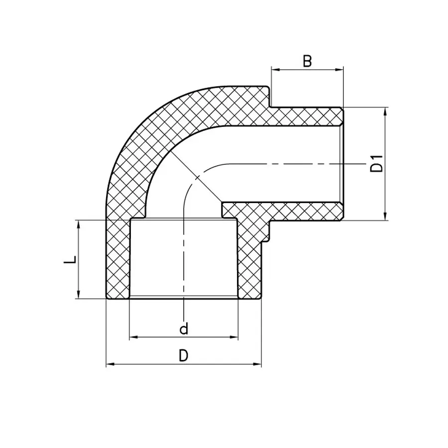 Кут Koer K0265.PRO 20 PPR 90 ВН (KP2909)