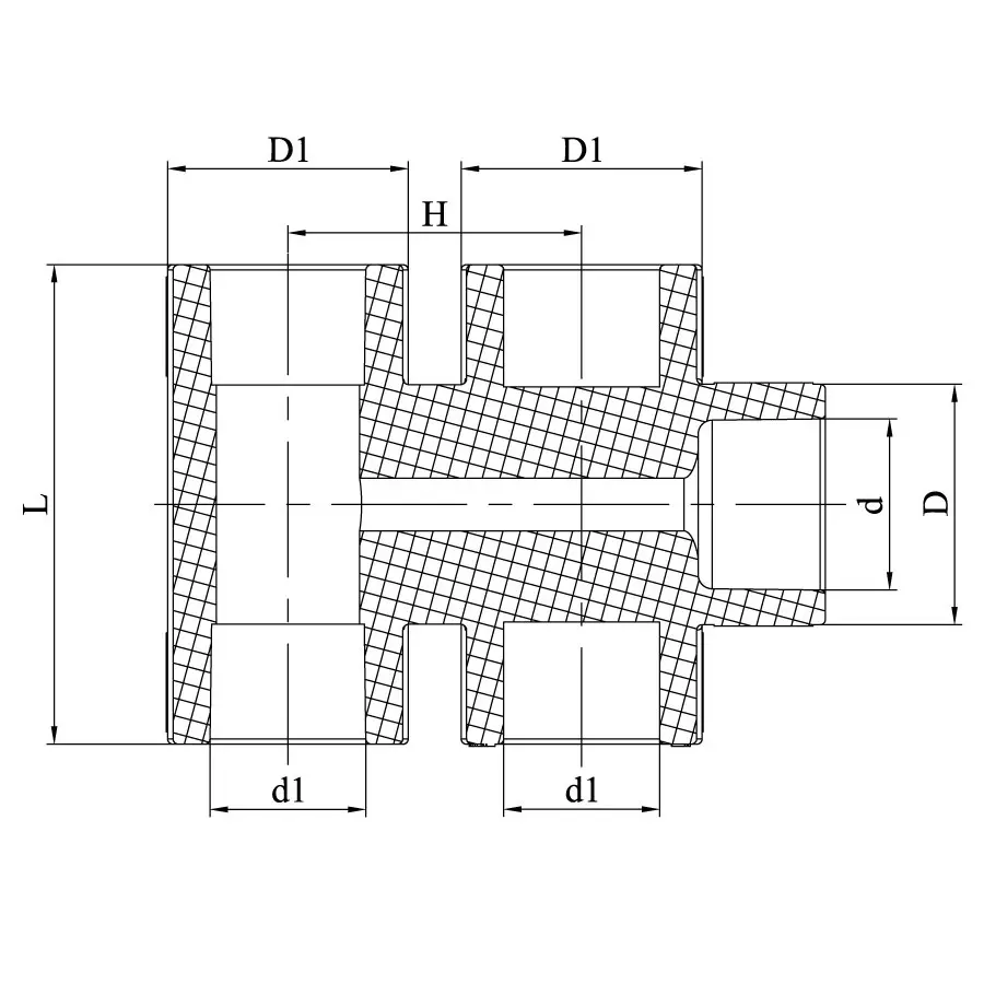 П'ятерник Koer K0276.PRO 25x20 PPR (KP2920)