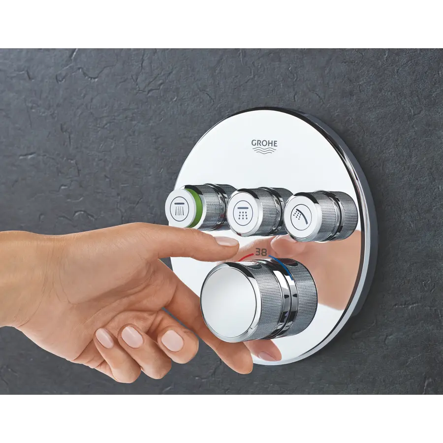 Термостат прихованого монтажу на 3 споживача Grohe Grohtherm SmartControl (29121000)