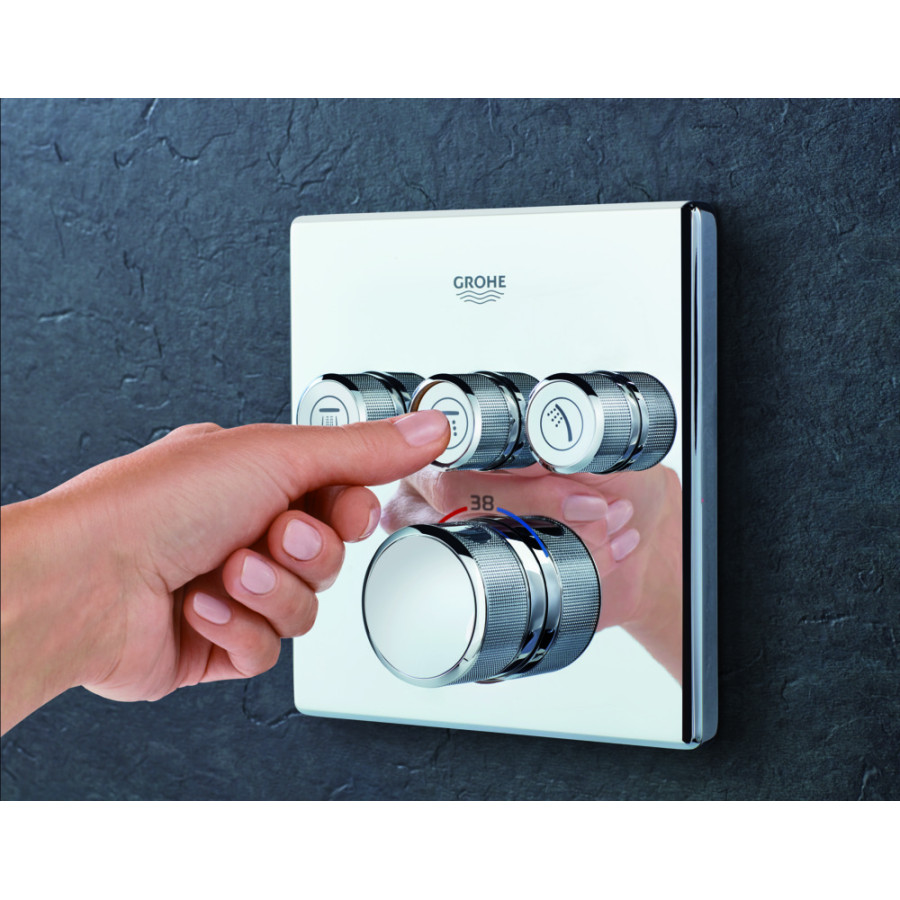 Термостат прихованого монтажу на 3 споживача Grohe Grohtherm SmartControl (29126000)
