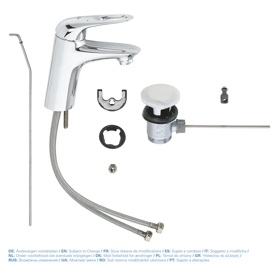 Змішувач для раковини S-розміру Grohe Eurostyle (33558003)