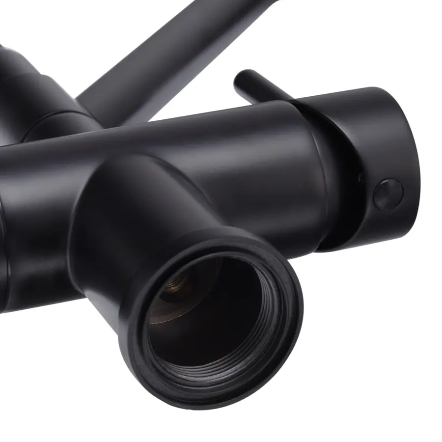 Кухонний змішувач з силік. виливом і вих. для питної води KOER KB-72006-05 (KR3380)