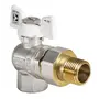 Кран з американкою 3/4" (Koer KR.228.W) кутовий білий (KR0100)