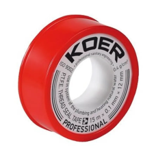 ФУМ стрічка для води Koer ST-01 15M * 0.1mm * 12mm (KR0119)