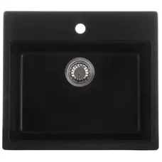 Мийка кухонна ZERIX ZS-5751S-14 Чорний металік (ZX4602)