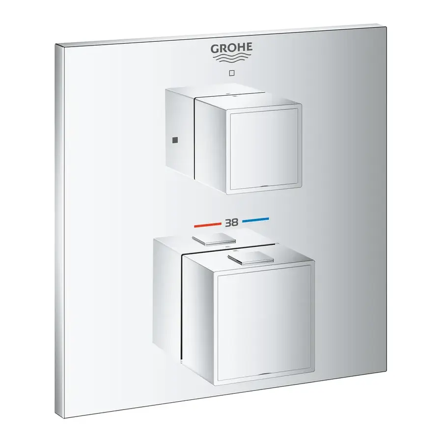 Термостат прихованого монтажу для 1 споживача Grohe Grohtherm Cube (24153000)