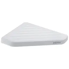 Полиця у ванну кутова пластик Zerix A8021 (ZX2815)