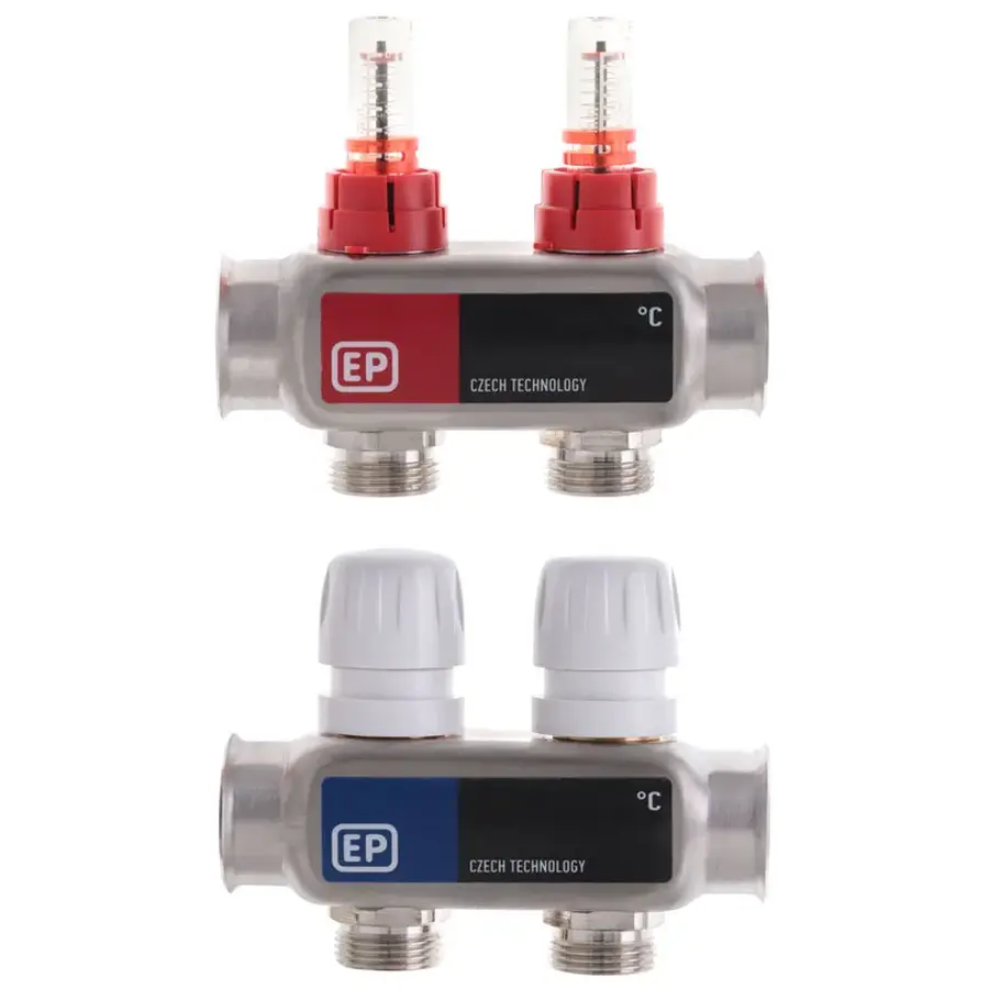 Колекторний блок з витратомірами EUROPRODUCT EP.S1110-02 1 "x2 (EP4978)