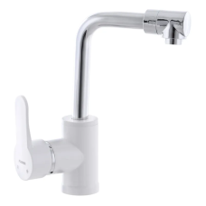 Змішувач для кухні Plamix Mario-001 White (без підводки) (PM0556)