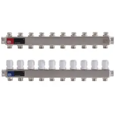 Колекторний блок з термостат. клапанами Europroduct EP.S1100-10 1"x10 (EP4997) Колекторний блок з термостат. клапанами Europroduct EP.S1100-10 1"x10 (EP4997)