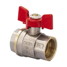 Кран кульовий FERRO PL 3/4" ГГМ art. 602 (латуна куля) (FE0557) Кран кульовий FERRO PL 3/4" ГГМ art. 602 (латуна куля) (FE0557)