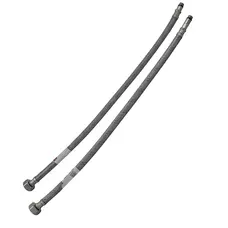 Гнучкі шланги для змішувача гайка 1/2'' - Штуцер M10 (50 см) 2 шт (силик. оболонка) Zerix (ZX3029)