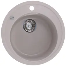 Мийка кухонна Zerix ZS-510R-06 Бежева (ZX4533)